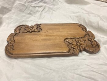 El Yapımı Ahşap Sunum Tepsisi - 2