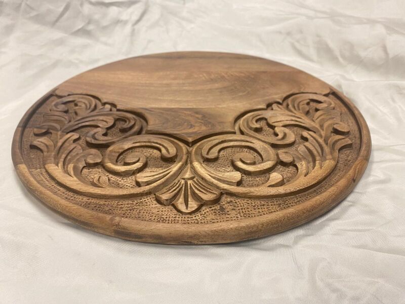 Ahşap Oymalı Tepsi - 1