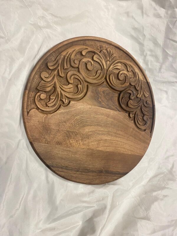 Ahşap Oymalı Tepsi - 4