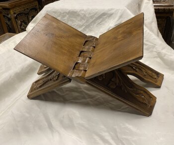 Masa üstü Oymalı El İşi Kuran Rahlesi