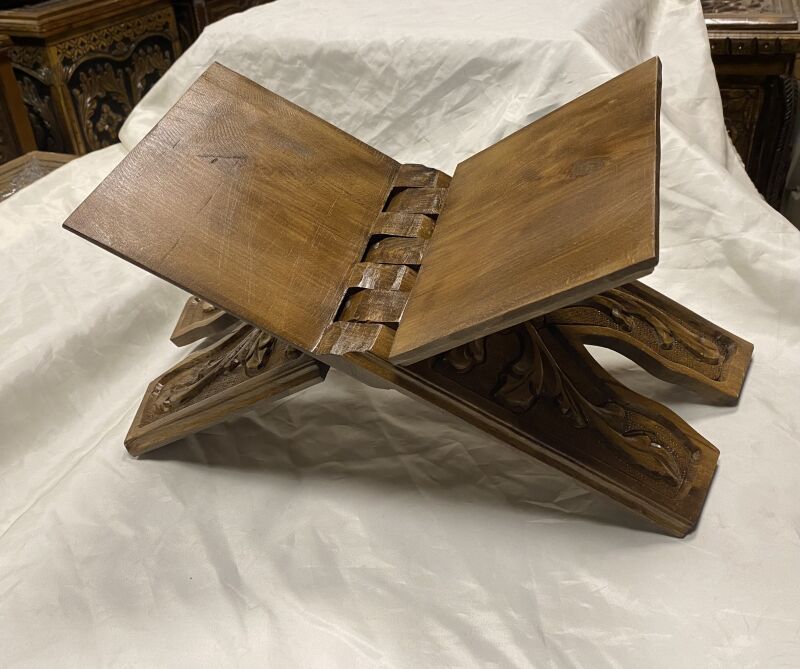 Masa üstü Oymalı El İşi Kuran Rahlesi - 1