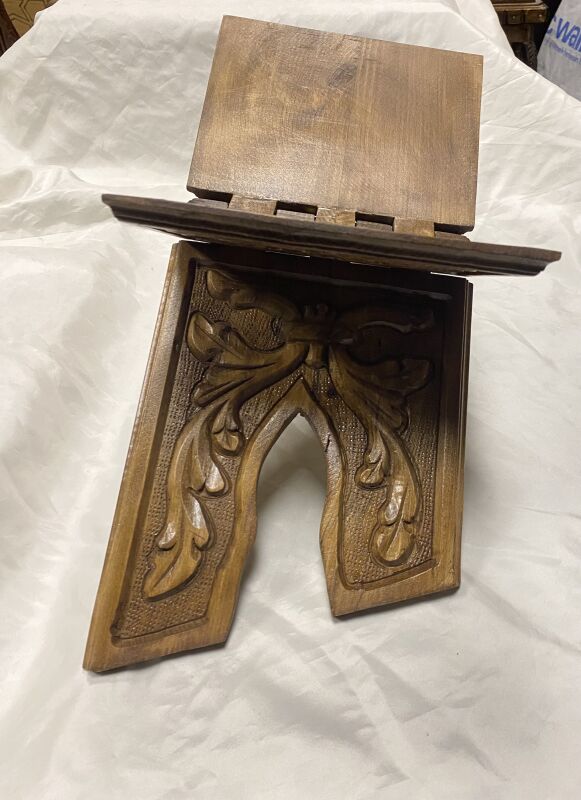 Masa üstü Oymalı El İşi Kuran Rahlesi - 2