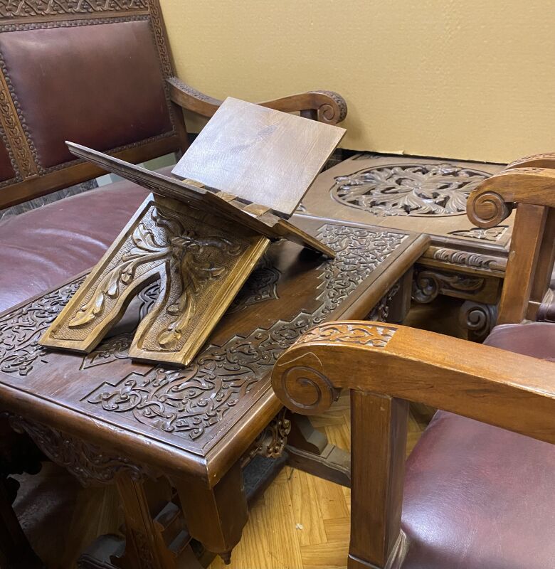 Masa üstü Oymalı El İşi Kuran Rahlesi - 4